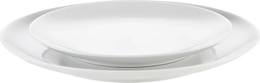 Plate flat Cecil 21 cm White