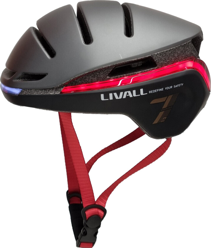 Livall EVO21 Smart Sykkelhjelm - Svart - L: 58-62 cm