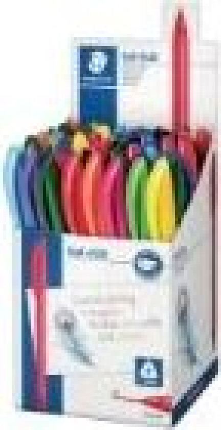 Staedtler Kuglepen Staedtler® 4320, medium, 10 farver, pakke a 50 stk.