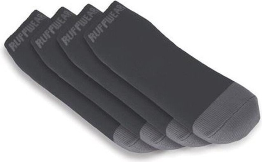 RuffWear Bark'n Boot Liners Hundesokker Grå 4-pakning (38-44 mm)