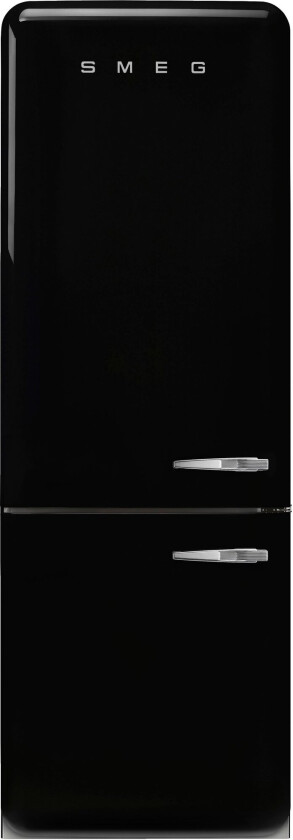 SMEG Kombiskap Retro Sort Venstre Fab38vbl5 2050x706x711 Mm