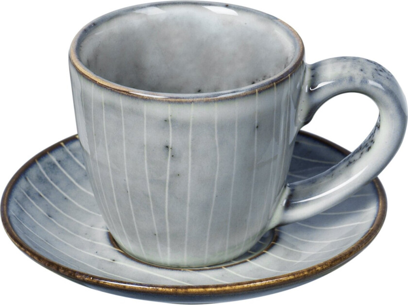 Nordic Sea espressokopp med fat 5 cl