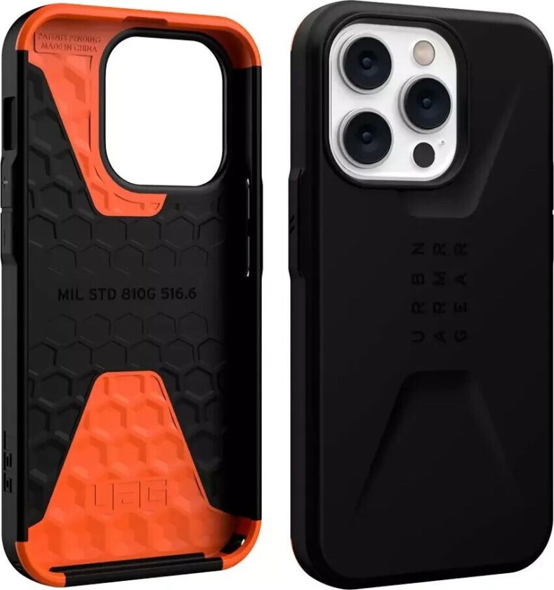 iPhone 14 Pro CIVILIAN Series Deksel - Svart