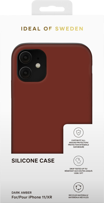 iDeal Of Sweden iPhone 11 Silikon Deksel - Dark Amber