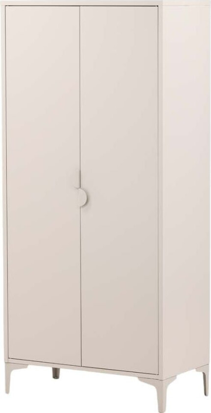 Piring garderobeskap 2 dører beige.