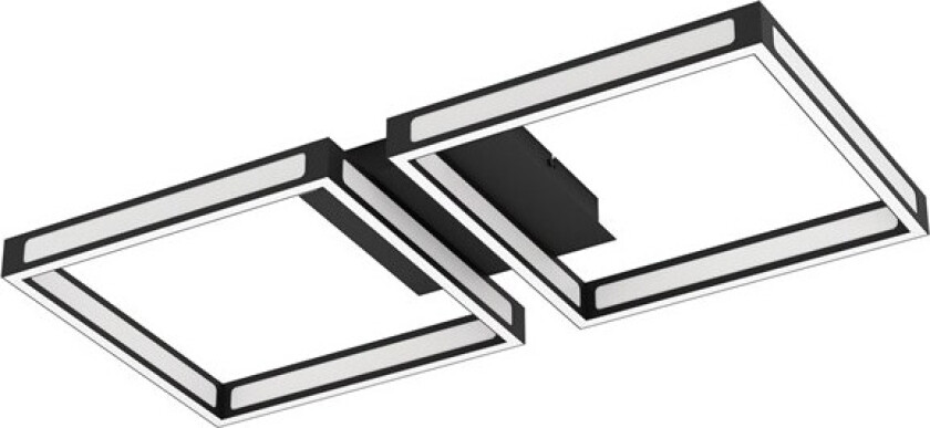 Altaflor, 8 ampuller, LED, 3000 K, 3040 lm, IP20, Sort, Hvit