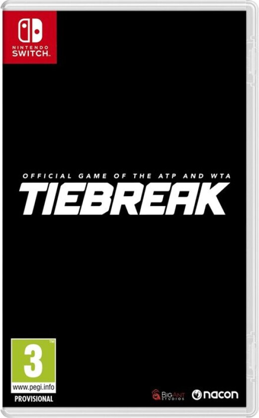 Tiebreak: The Official Game of the ATP and WTA (Release TBA) - Nintendo Switch - Sport