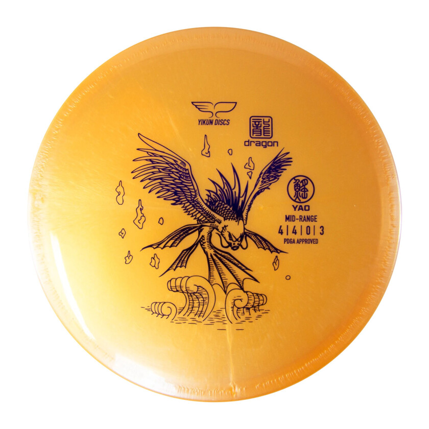 Dragon Line Midrange Yao, 170-175g Orange, midrange frisbeegolf Orange