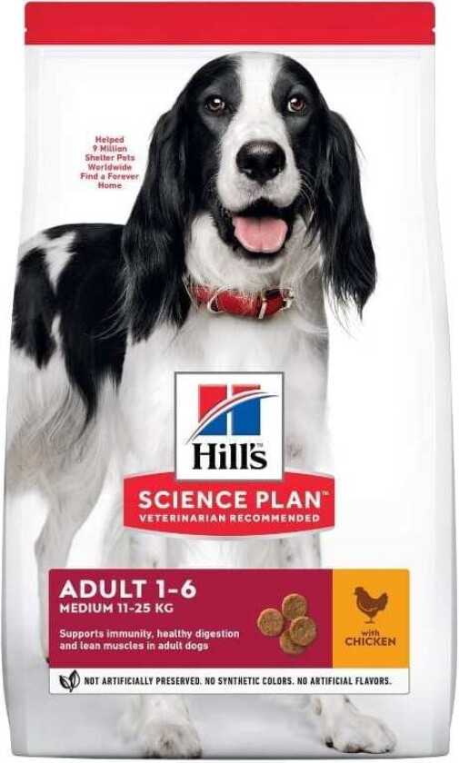 Hill's Science Plan Dog Adult Medium Chicken (2,5 kg)