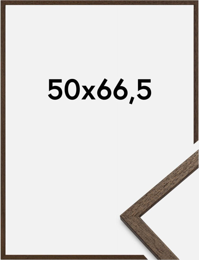 Ramme Edsbyn Akrylglass Valnøtt 50x66,5 Cm