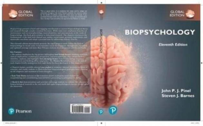 Biopsychology, Global Edition av John Pinel, Steven Barnes