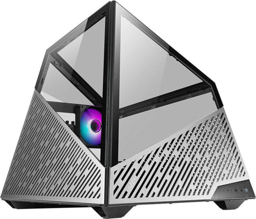 AZZA Mesa 811 - Tower - ATX - sidepanel med vindu (herdet glass) - ingen strømforsyning (ATX) - USB/lyd