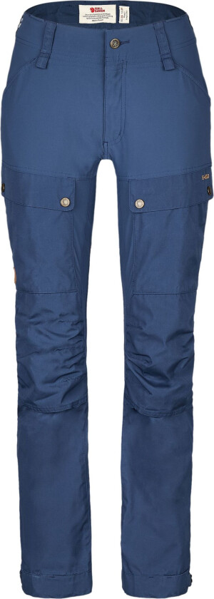 Women's Keb Trousers Curved 38 Regular, Indigo Blue