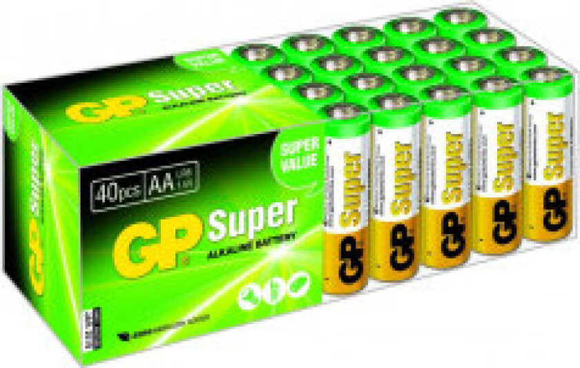Batteri GP SUPER LR06 Mignon AA