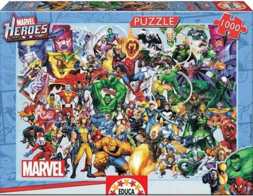 - 1000 Marvel Heroes Puzzles (80-15193)