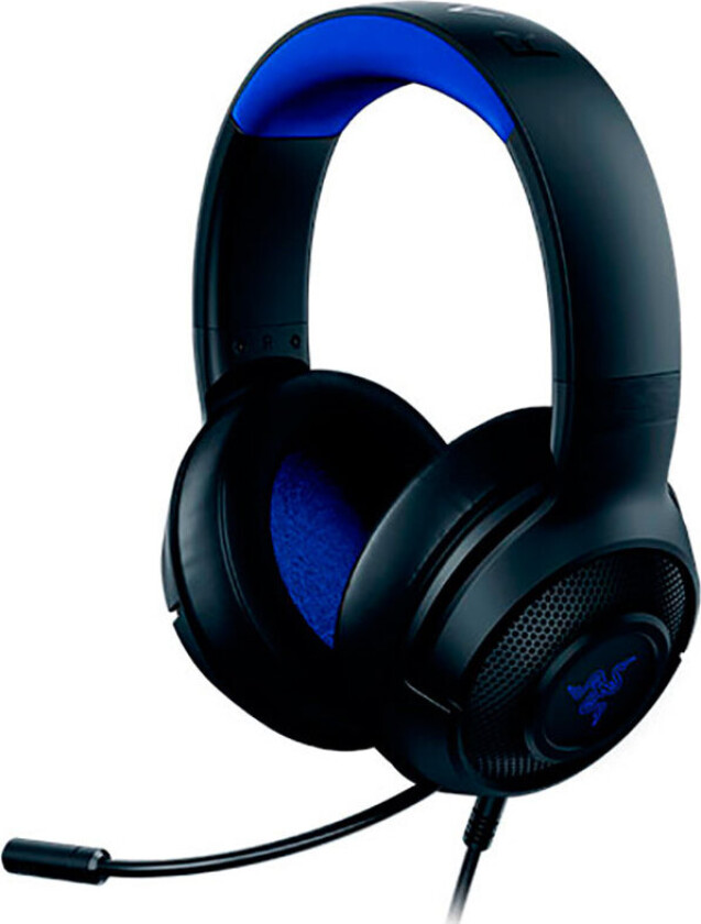 Kraken X Gaming Headset Hodesett 3,5 Mm Jakk Stereo Blå, Svart