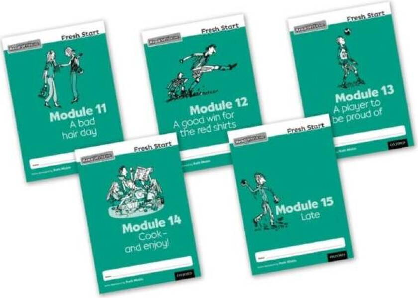 Read Write Inc. Fresh Start: Modules 11-15 - Mixed Pack of 5 av Gill Munton