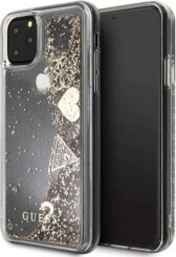 GUHCN65GLHFLGO iPhone 11 Pro Max 6,5" gold/złoty hard case Glitter Hearts