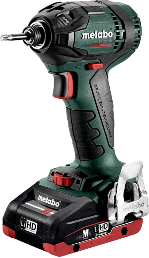 SSD 18 LTX 200 BL Slagskrutrekker med batteri og lader