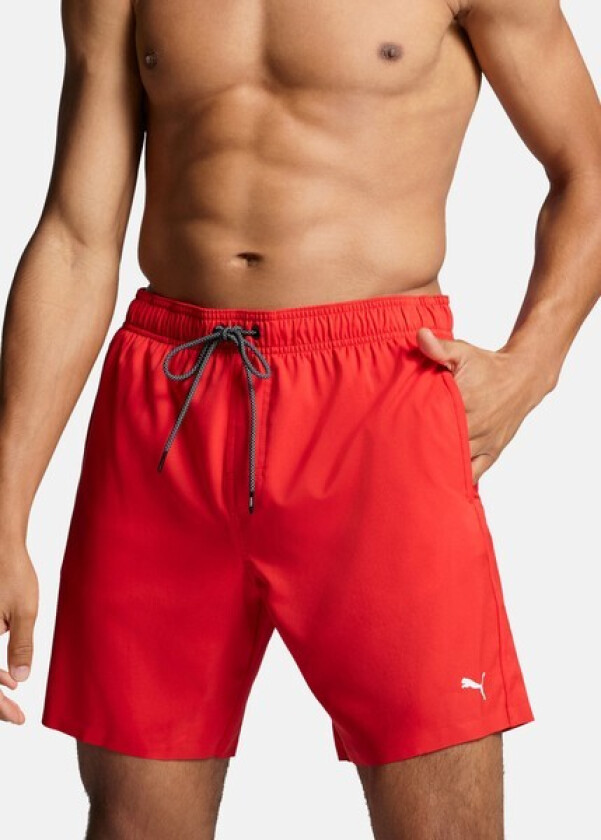 Swim Medium Length Shorts, badeshorts herre RED