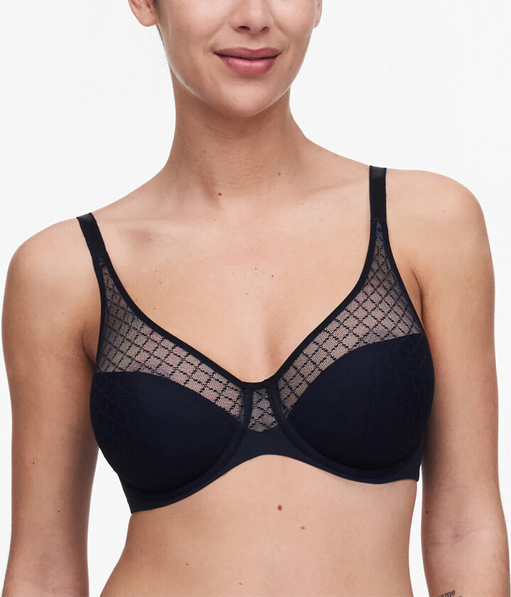 Easyfeel Norah Chic BH Med Spiler, Farge: Svart, Størrelse: 75F, Kvinner