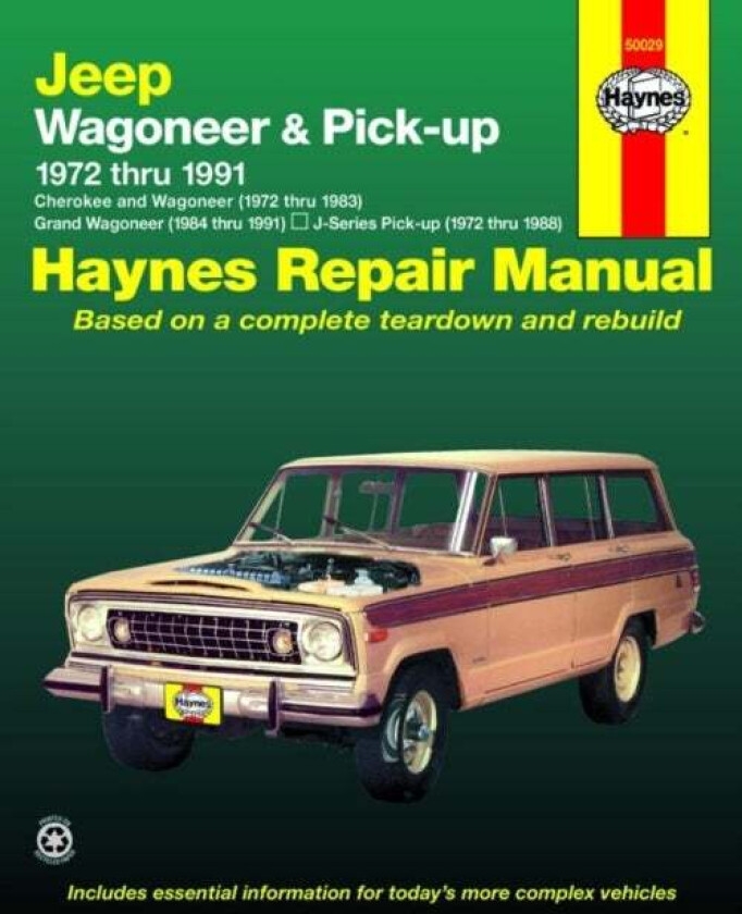 Jeep Wagoneer & Pick-up covering Wagoneer (72-83), Grand Wagoneer (84-91), Cherokee (72-83) & J-Seri av Haynes Publishing