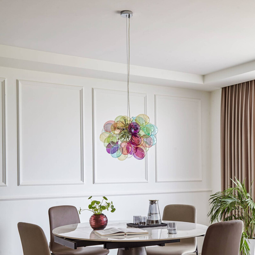 Diborah hengelampe, fargerik, Ø 50 cm