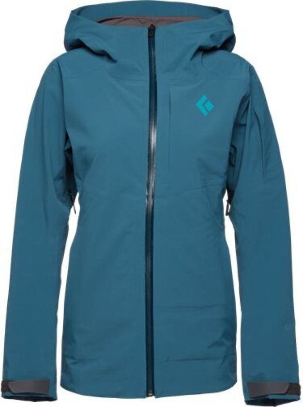 Women's Recon Stretch Ski Shell XL, Azurite