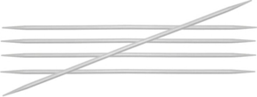 Basix Aluminium Strømpepinner Aluminium 15cm 2,25mm / 5.9in US
