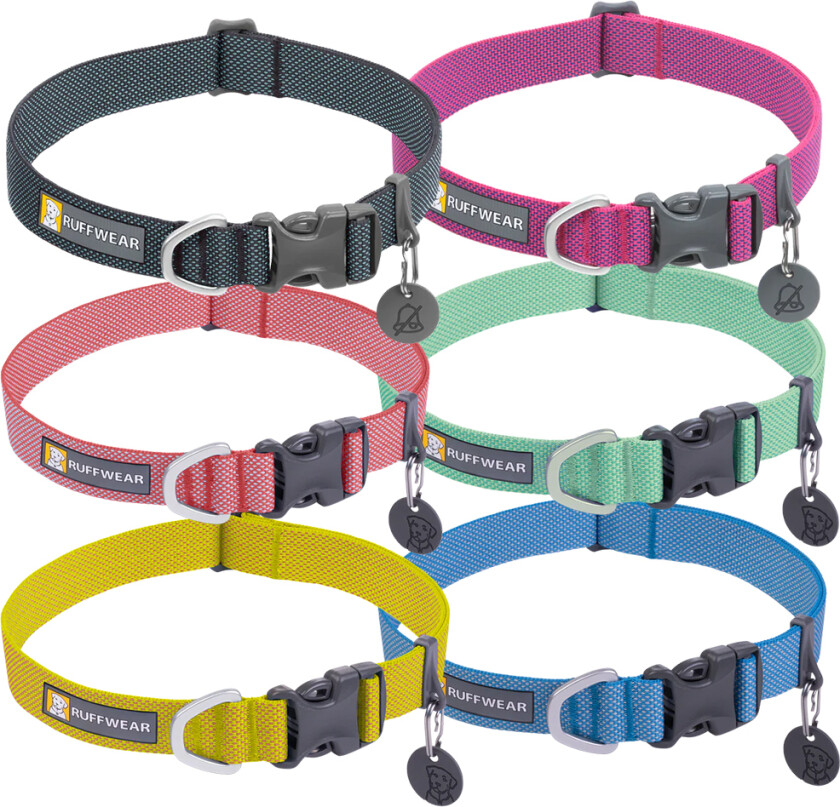 Hi & Light Dog Collar Salmon Pink Halsbånd til hund 51-66 cm