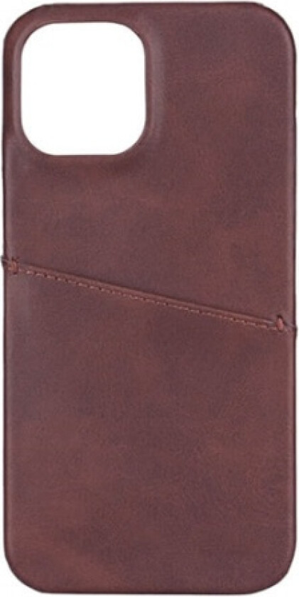 Mobile Cover Brown with Cardpocket iPhone 12 6.7"