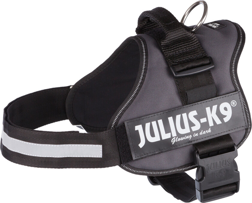 JULIUS-K9® hundesele, antrasitt - Str. 1/L: 66-85 cm