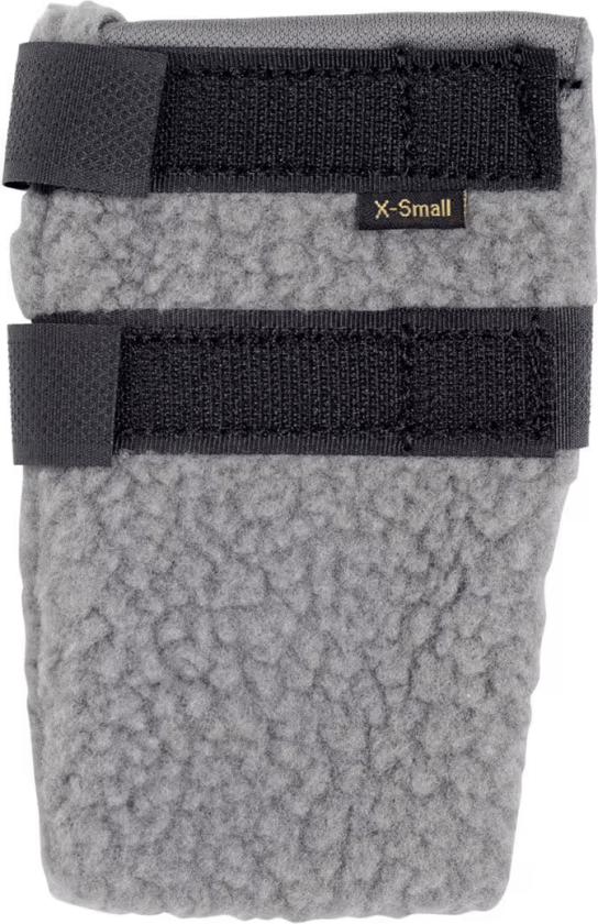 High Fleece Dog Boot 4pk Grå/svart M