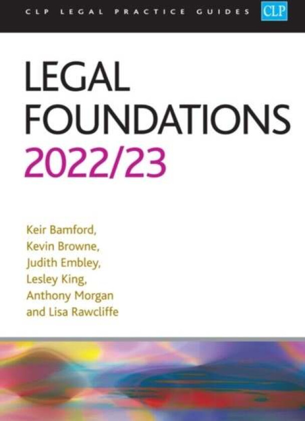 Legal Foundations 2022/2023 av Browne, Bamford