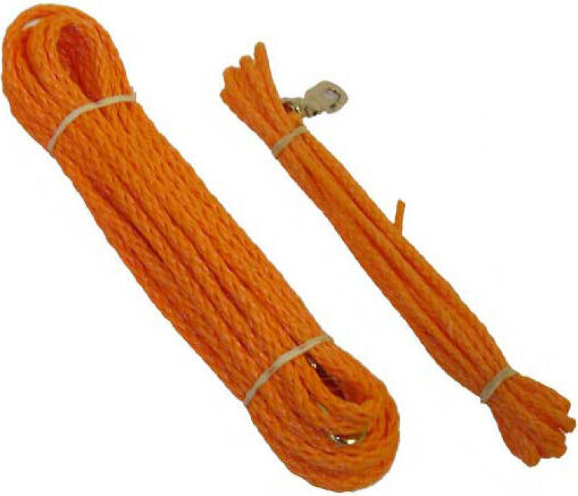 Sporline Flettet Oransje 8 mm x 15 m