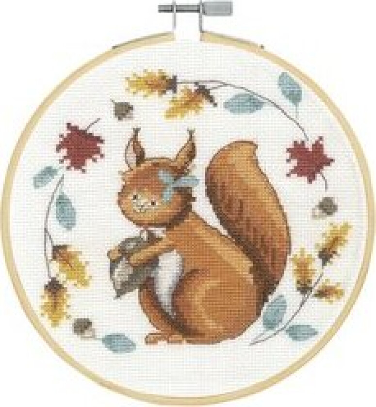 Broderipakke Flexibilde Ekorn