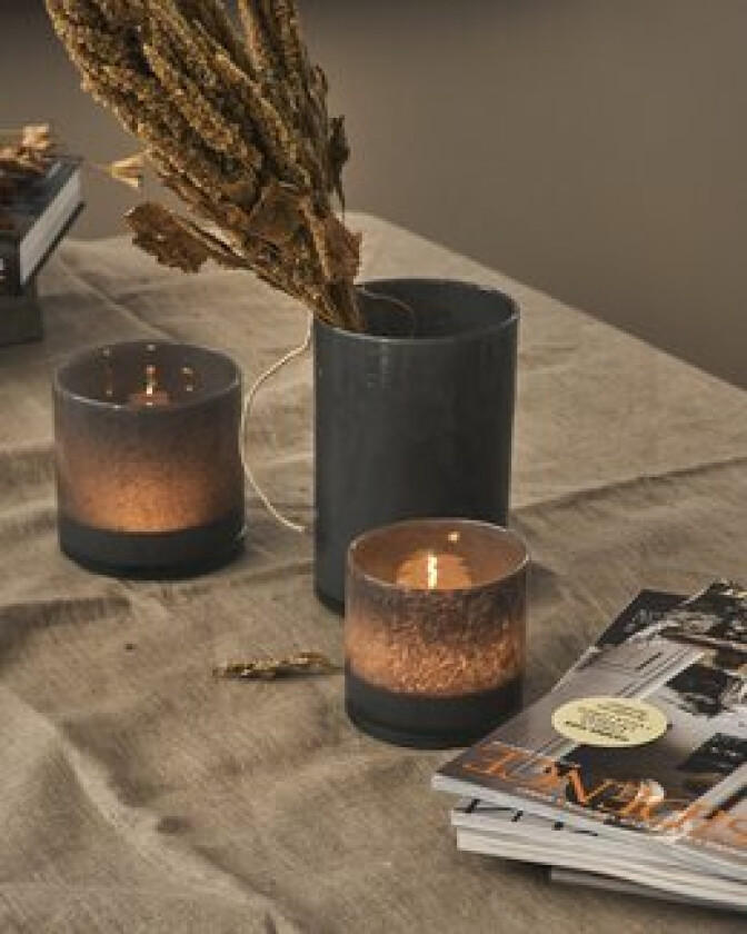 Melert Lykt/krukke/vase Nova