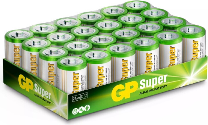 GP Super Alkaline C 24 Pack (S)