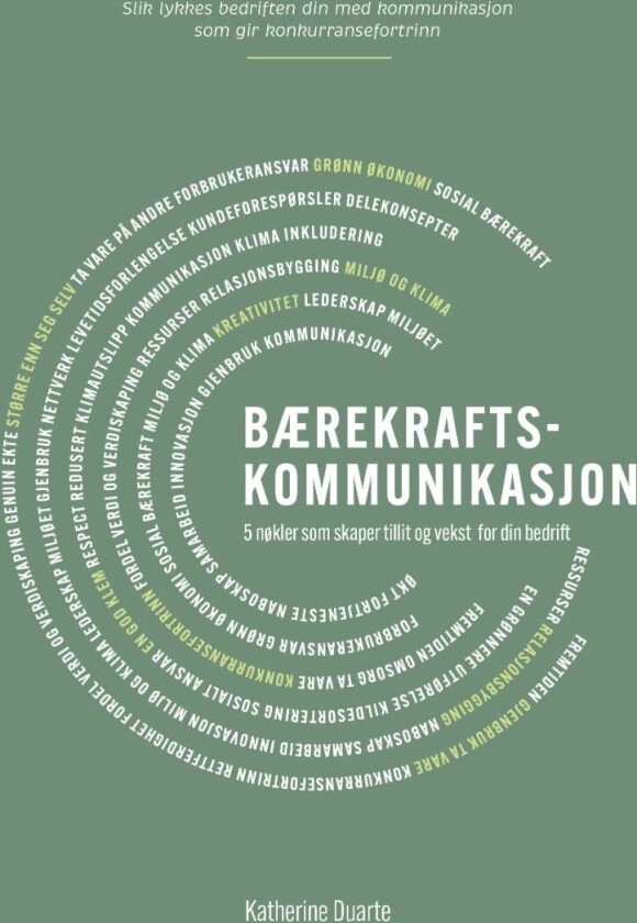Bærekraftskommunikasjon av Katherine Duarte - Personlig Signert