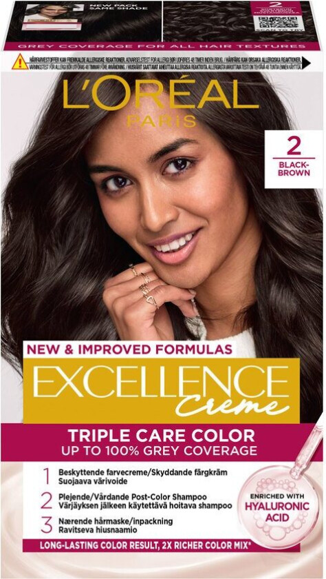 Excellence Crème 2 Black-Brown