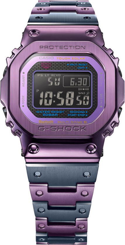 G-Shock Twilight Tokyo Purple IP Bluetooth Special Edition GMW-B5000PB-6ER - Digital - Lilla - Herreklokker - Rustfritt stål - ledd m/pin -...