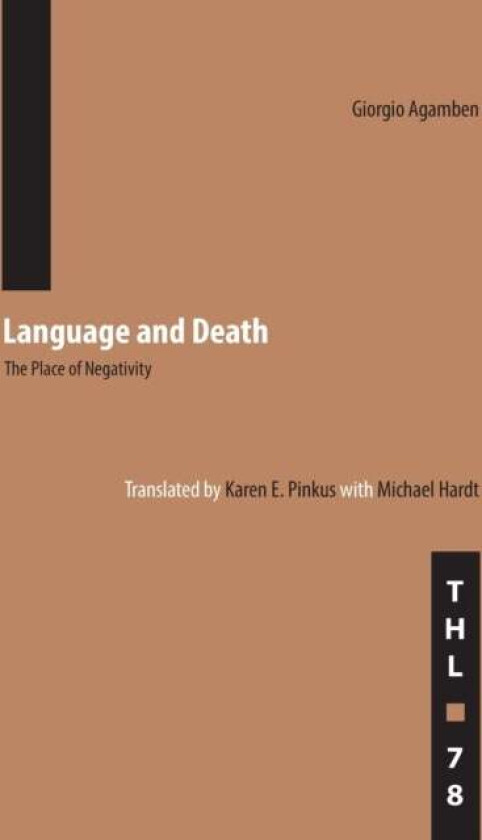 Language and Death av Giorgio Agamben