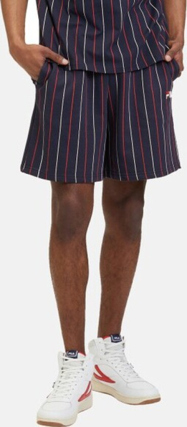 Lobito Pinstriped Shorts, Black Iris/Two Color Striped, Xl, Hverdagsshorts