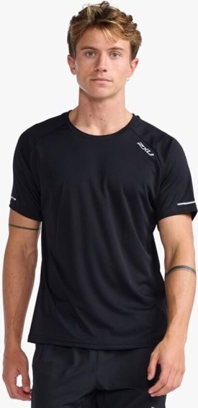 Men's Aero Tee Black/Silver Reflective L, Black/Silver Reflective