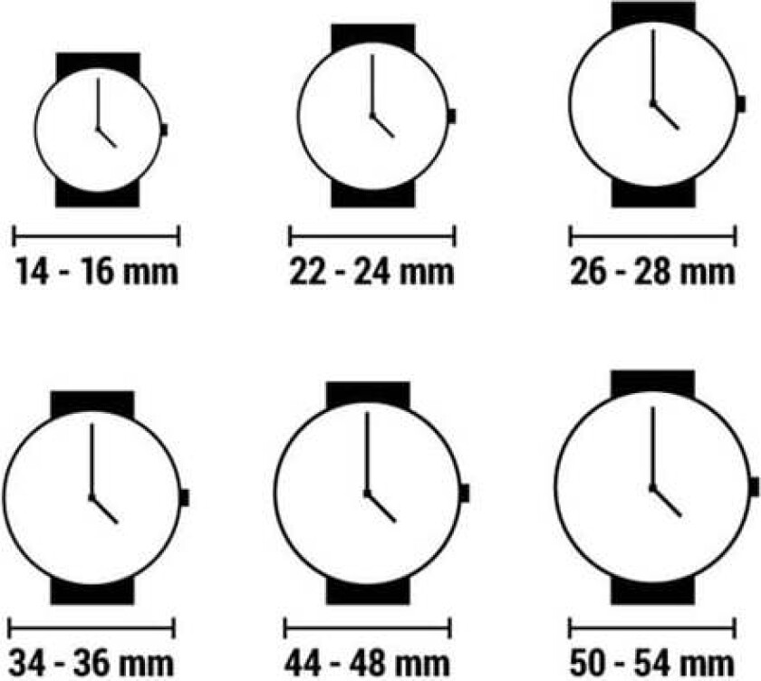 Herreklokke Sector R3273676003 (Ø 41 mm)