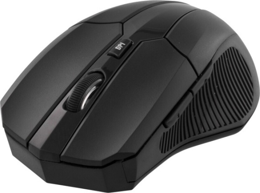 MS-776 - Mouse optical 5 buttons wireless USB Black - Mus - Optisk - 5 - Svart