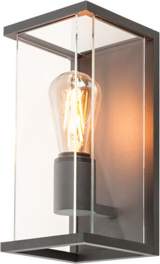 Qvadrulo Vegglampe E27 IP44 Antrasitt - 90639