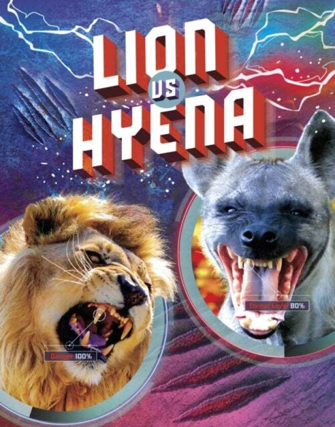 Lion vs Hyena av Lisa M. Bolt Simons