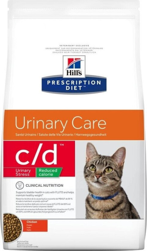 Prescription Diet Feline C/D Urinary Stress Reduced Calorie Chicken (4 kg)