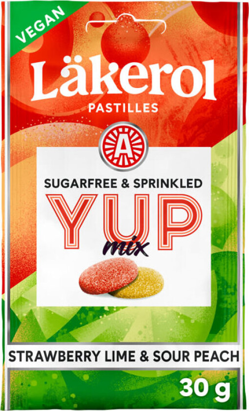 Lakerol Yup Sour Peach & Strawberry Lime 30g